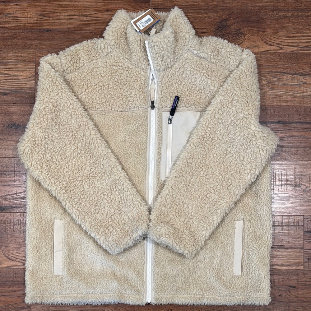 Patagonia Cream Sherpa Fleece Jacket